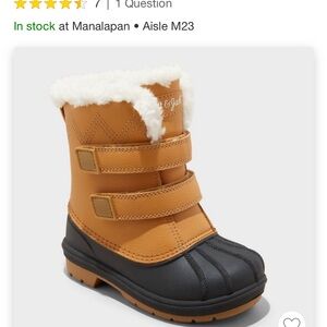 Toddler snow boots Cat and Jack